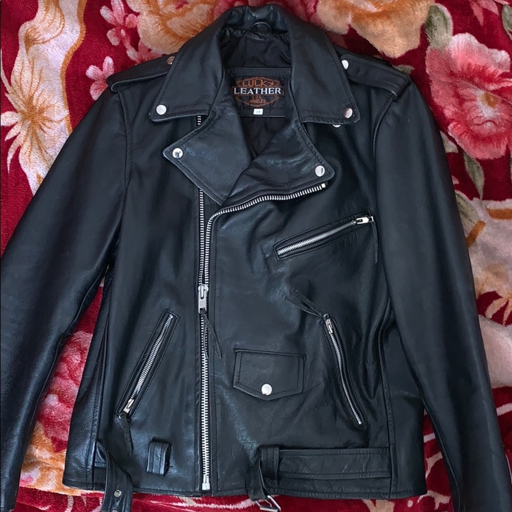 Leather jacket